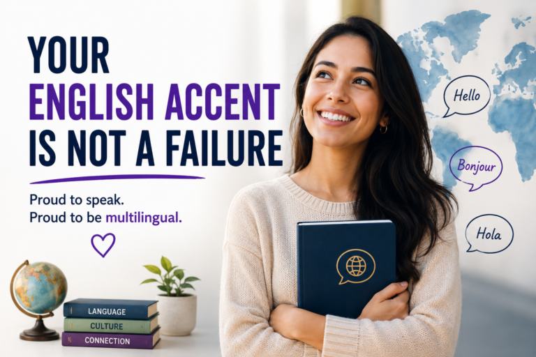 Your English Accent Is Not a Failure: Why Multilingual Speakers Should Be Proud of It