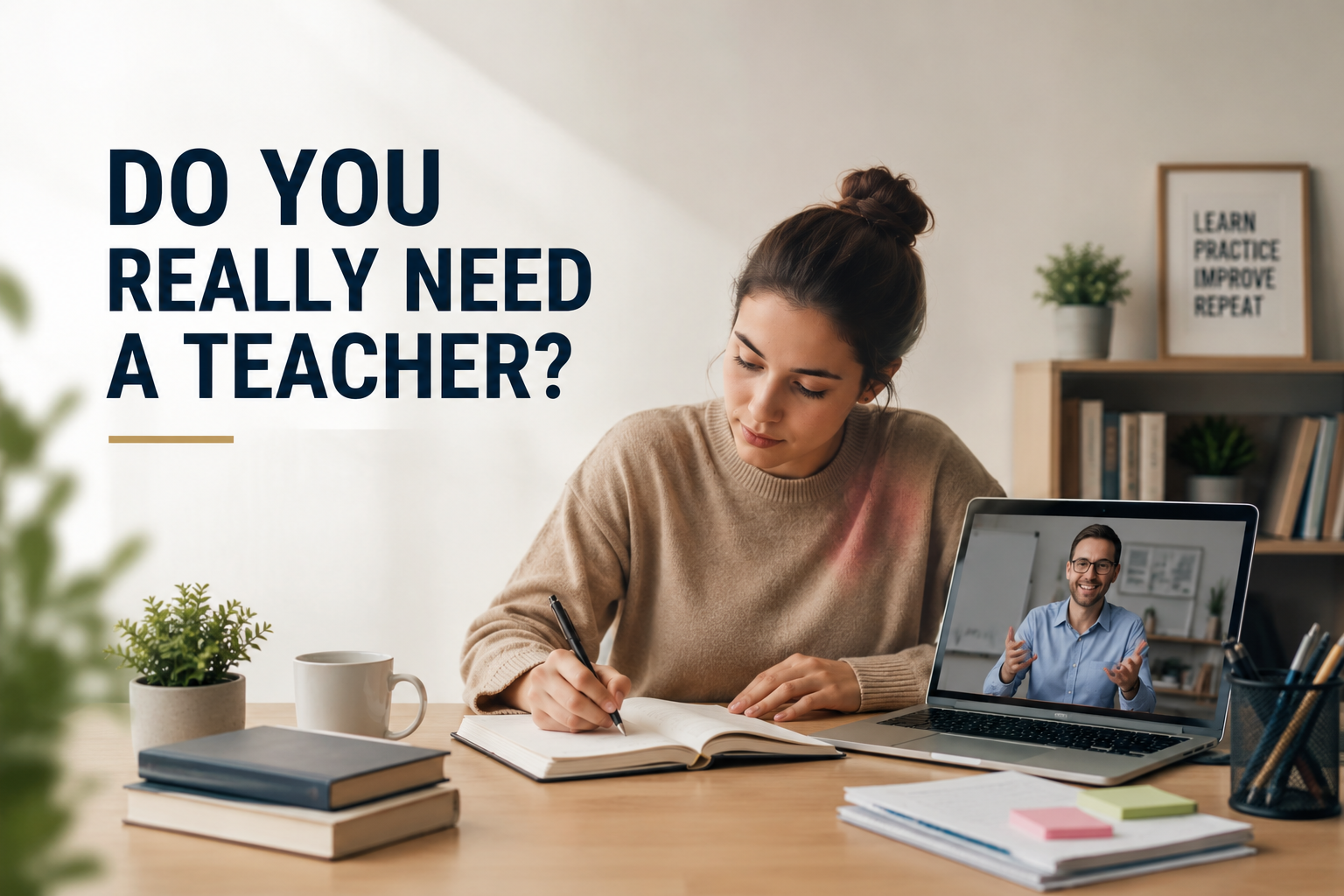 You are currently viewing Do You Really Need a Teacher to Learn English? The Truth About Language Learning Success