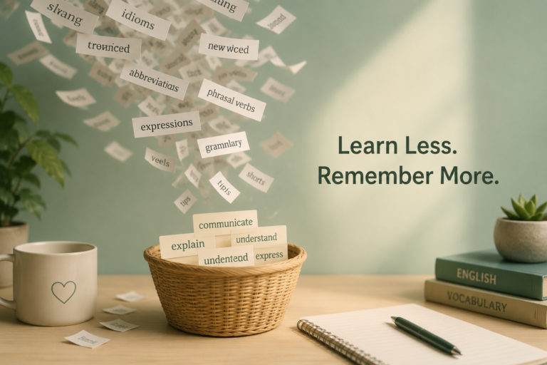 Stop Learning Random English Words: Why Being Selective Can Help You Learn Faster