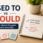 Used To vs Would: How to Talk About the Past More Naturally in English